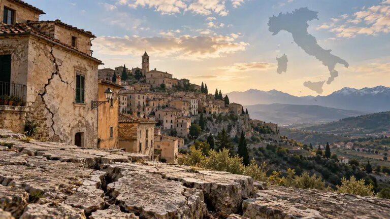 Le aree a rischio sismico in Italia